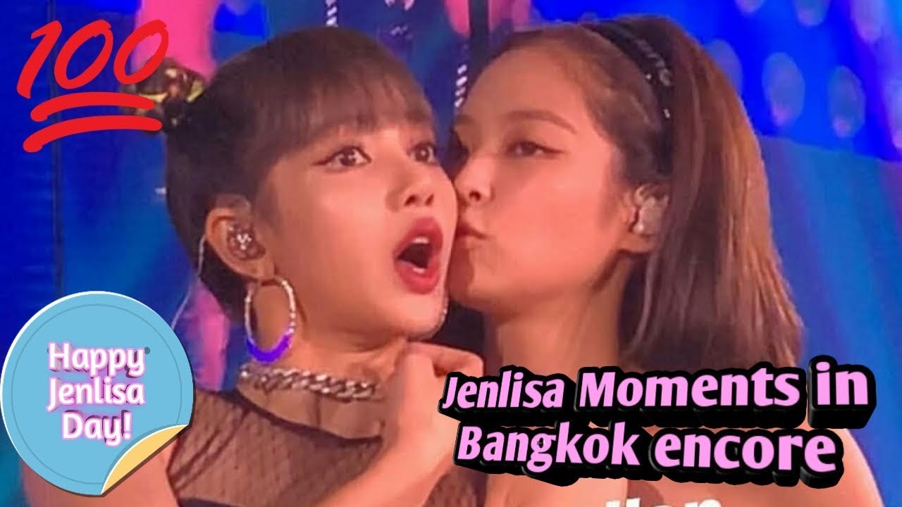 Jenlisa Moments in Bangkok encore (Last world tour of Blackpink )