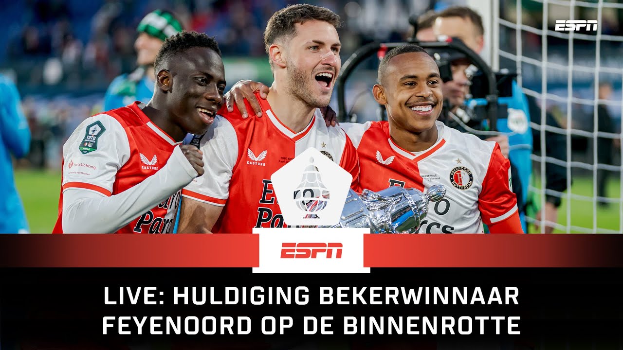 🎙️ Livestream HULDIGING FEYENOORD Binnenrotte 🏆 | TOTO KNVB Beker