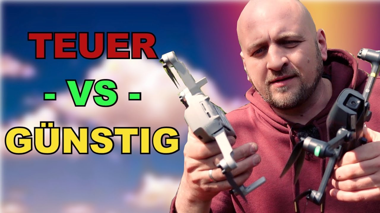 Günstige Drohne vs. DJI Vergleich und Erfahrung Test