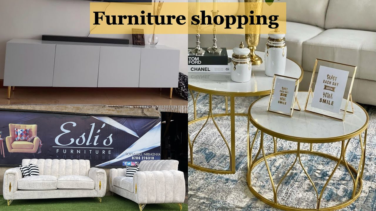 MOVING VLOG 2: Couch,coffee table & tv stand shopping |Kamukunji haul,adjusting my curtains and more