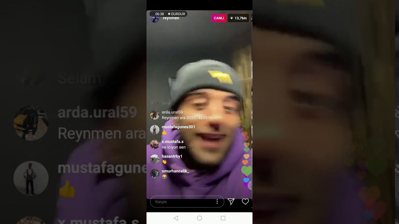 Reynmen canlı yayın