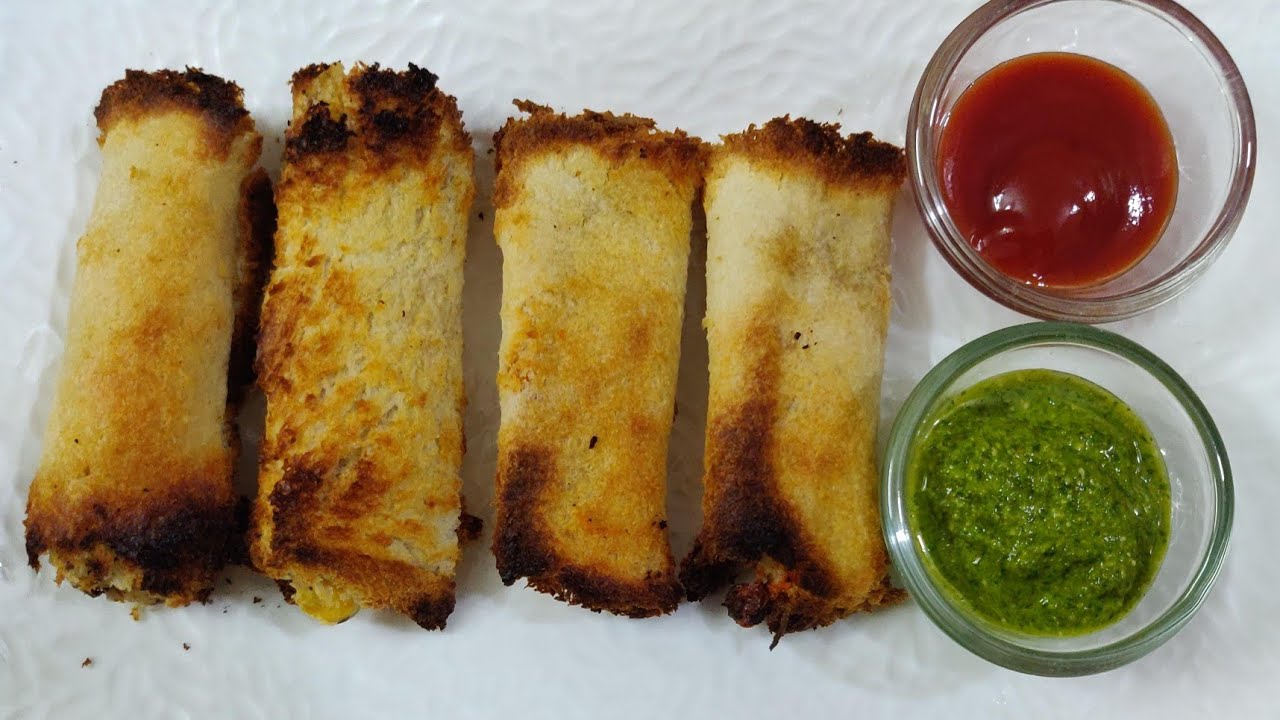 Baked Italian Bread Roll | Carrot Bread Roll | Low fat Bread Roll