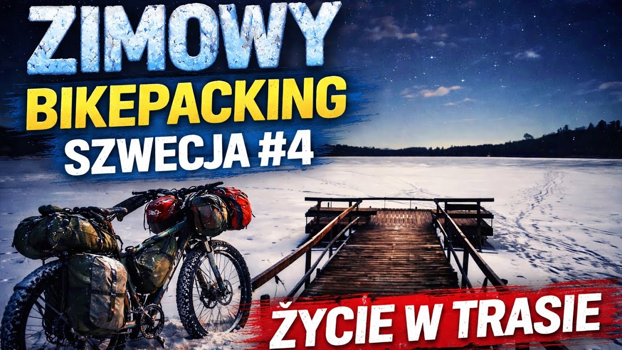 ZGUBIŁEM SIĘ. NIE PODDAŁEM. WSZEDŁEM NA SZCZYT | Zimowy Bikepacking Szwecja