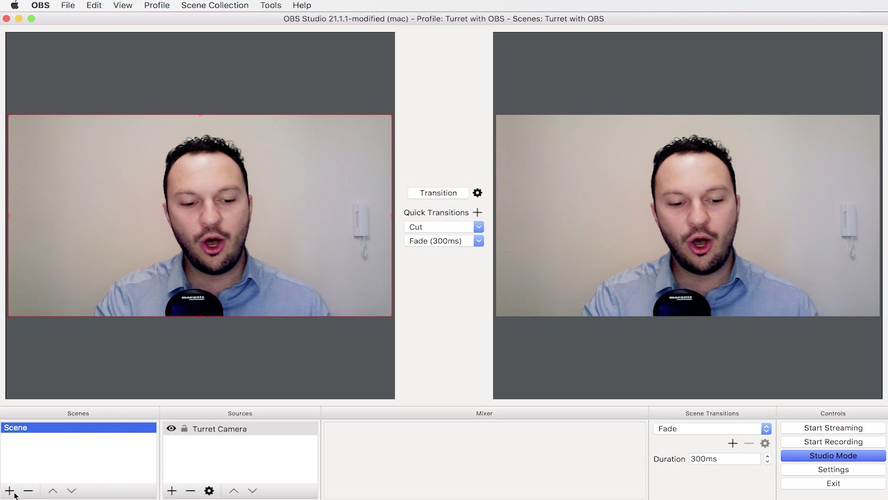 How to use: Turret with OBS Open Broadcaster Software