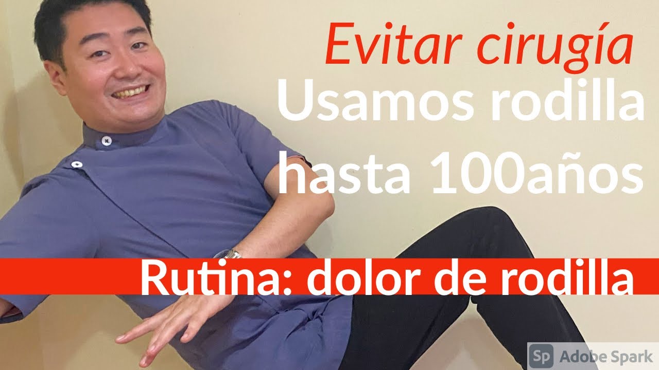 Rutina para dolor de rodilla para evitar cirugía
