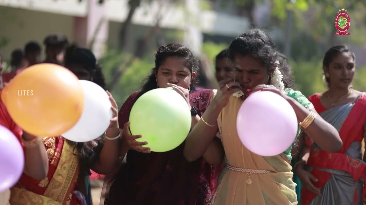 Blowing Balloons Challenge | Loyola Pongal  Celebration 2023 | Fun Outdoor Games