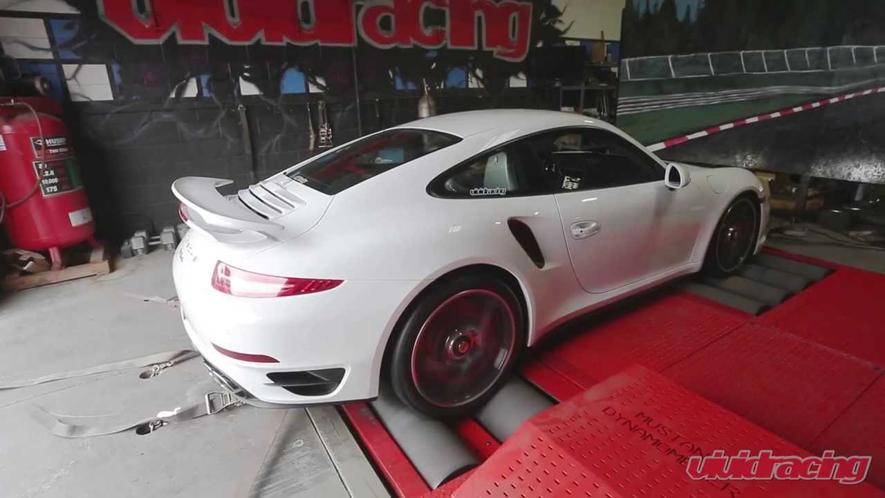 Porsche 991 Turbo Dyno Run and Drag Race at Vivid Racing