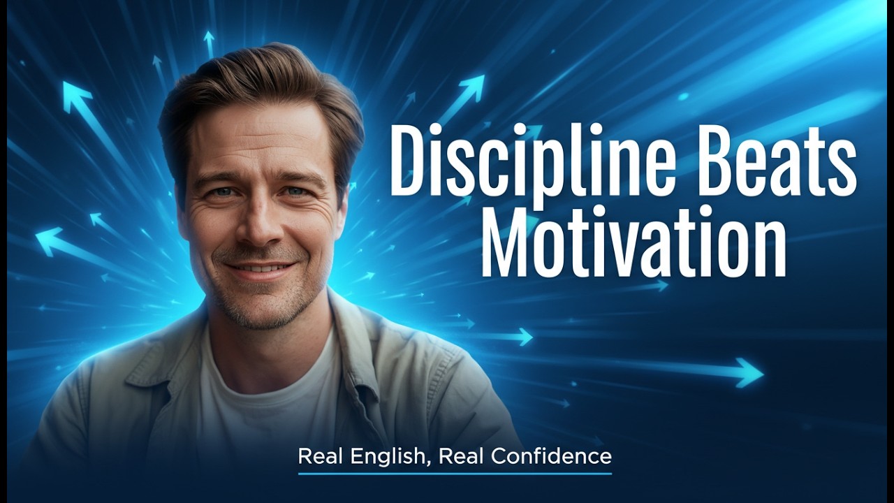 5 Simple Rules to Build Discipline When You Feel Unmotivated | Real English, Real Confidence