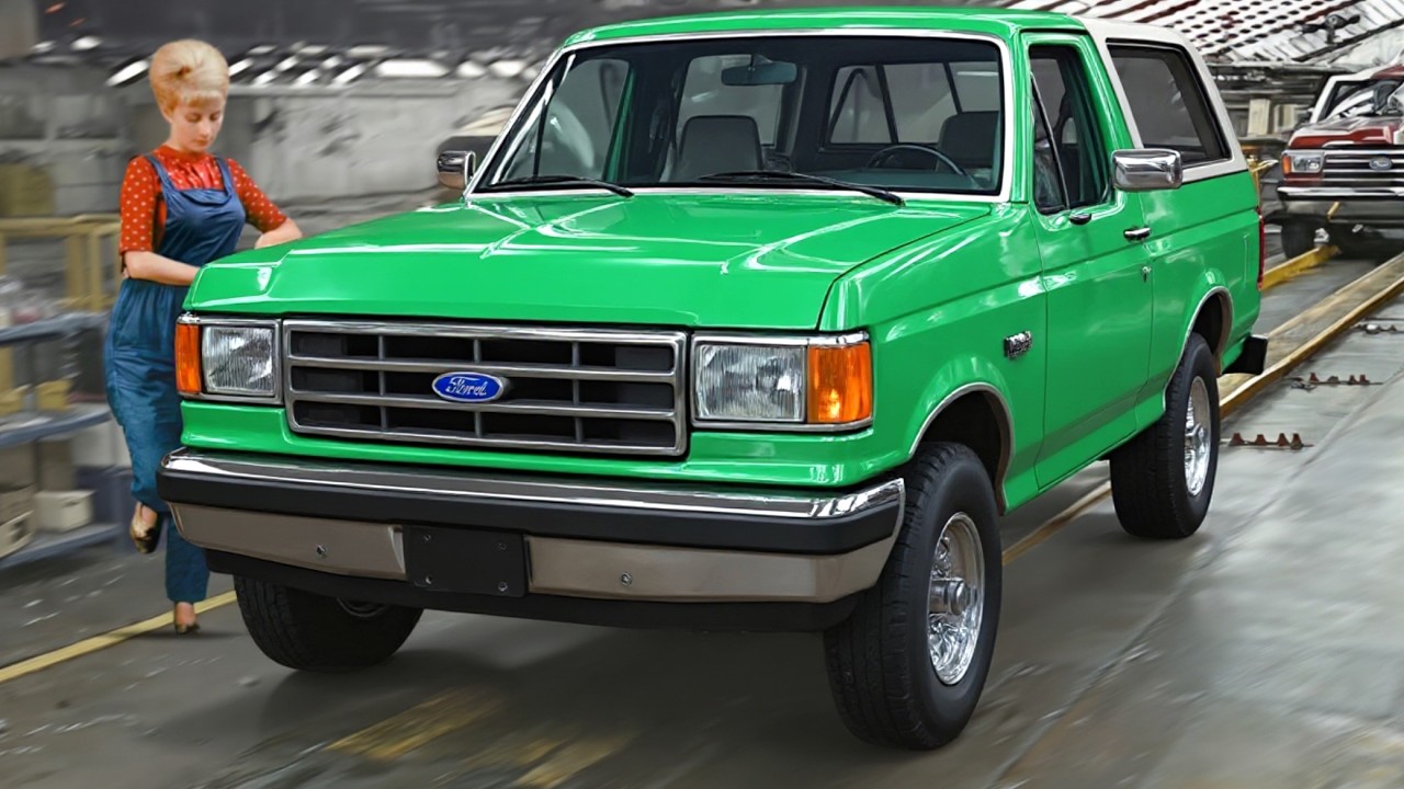 Как создавался Ford Bronco 1994 года – Мичиганский завод грузовиков (США) – Экскурсия по заводу о...