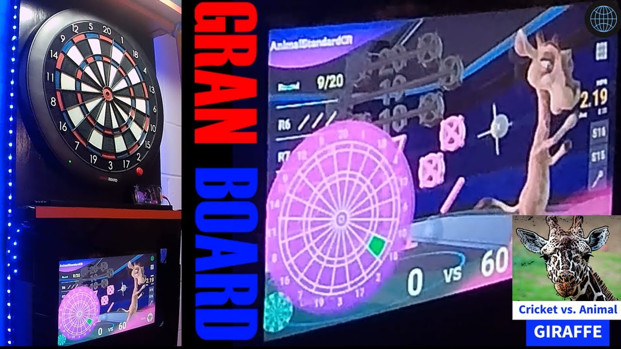 Cricket Game vs. Animal (GIRAFFE) - GranBoard Darts