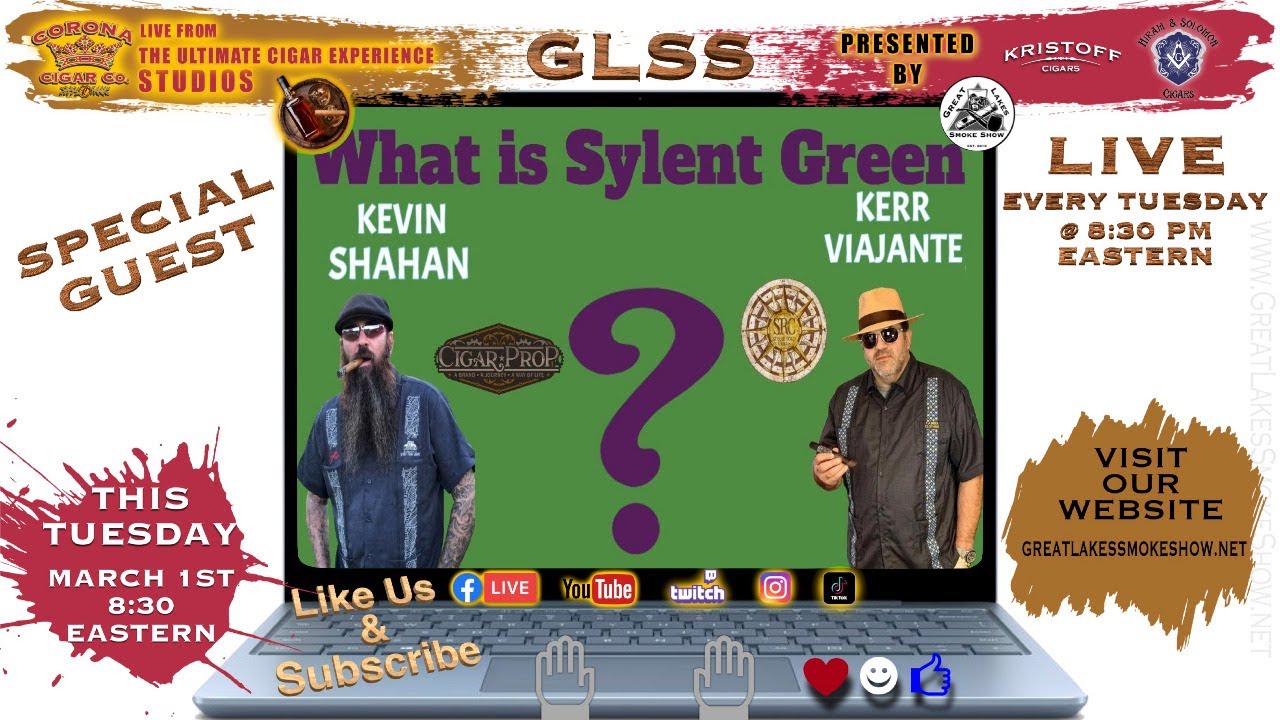 GLSS welcomes Kevin Shahan & Kerr Viajante as they introduce Sylent Green Cigar.