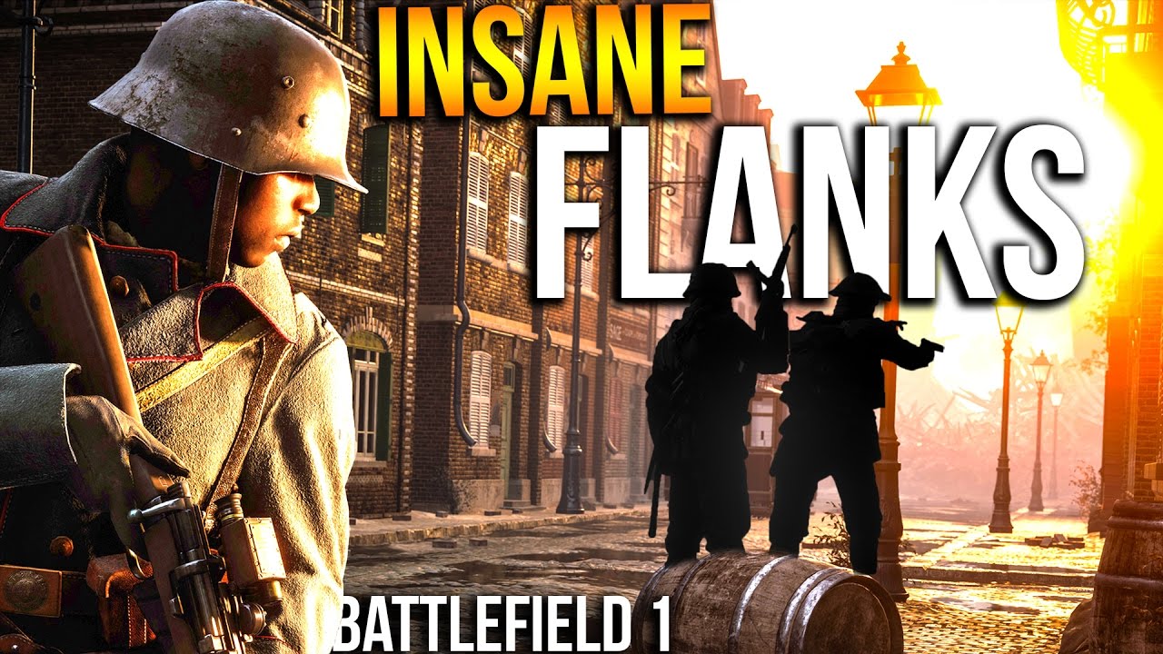 BATTLEFIELD 1 AGGRESSIVE FLANKING SNIPING | BF1 Scout CQB Gameplay