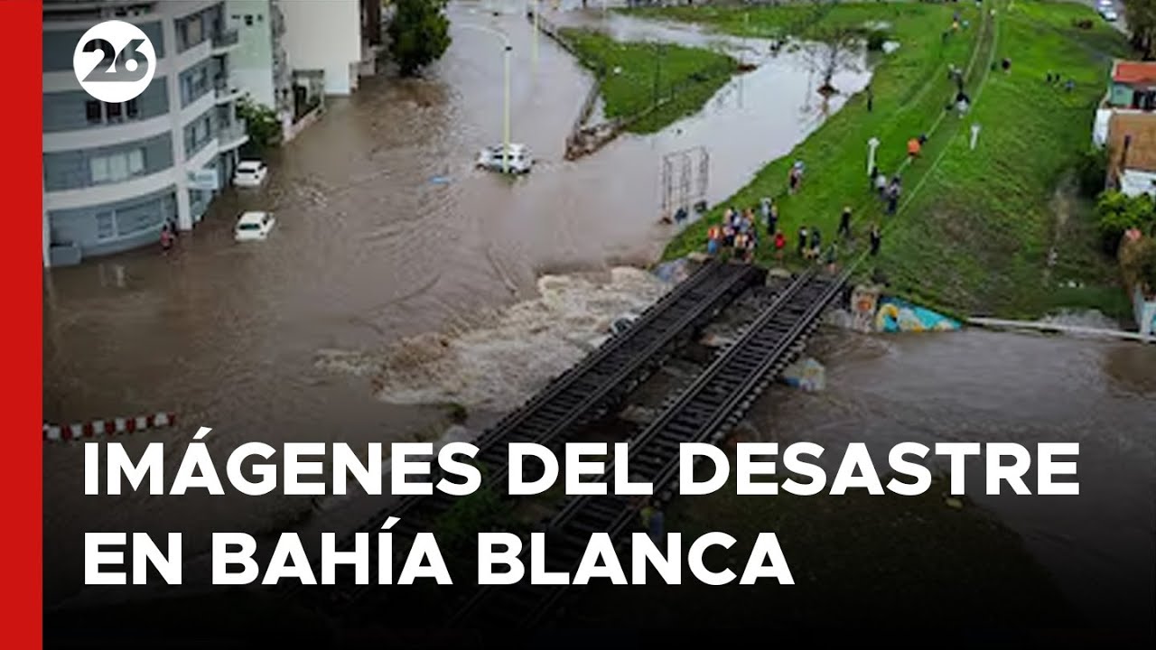🚨 ARGENTINA | Las imágenes del DESASTRE EN BAHÍA BLANCA tras TRÁGICO TEMPORAL