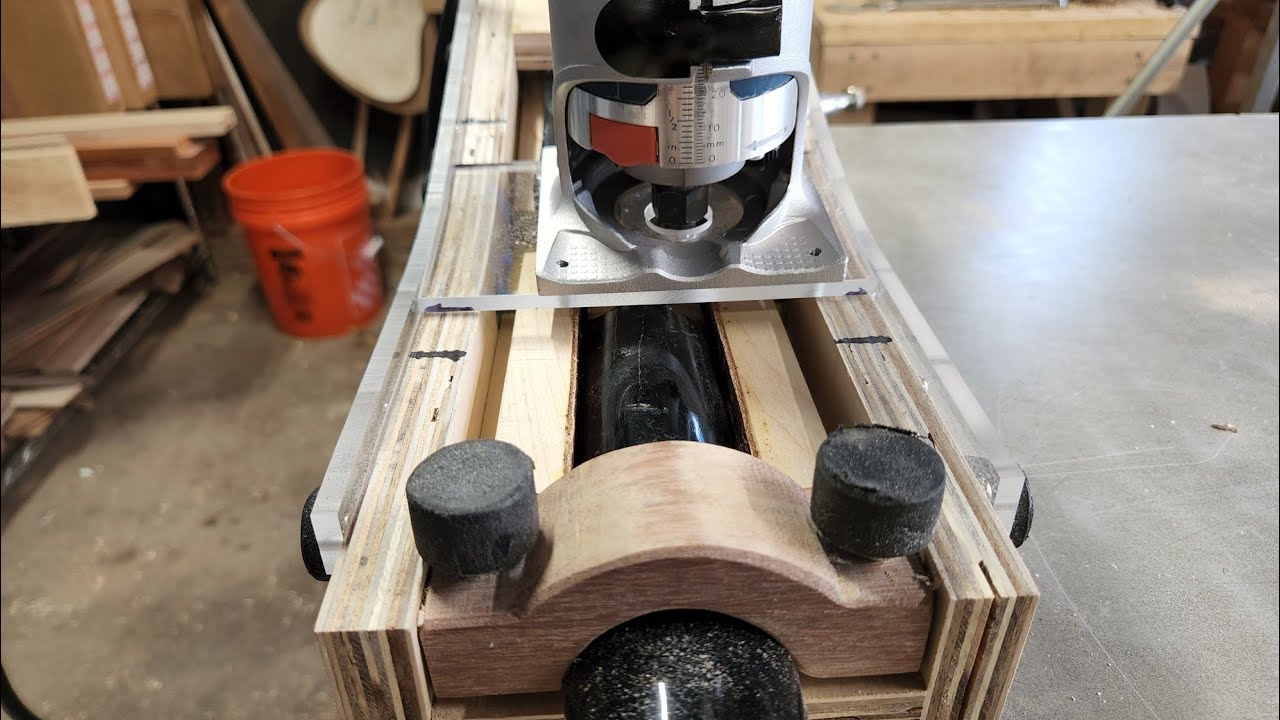 Spline tool router sled for broken headstocks