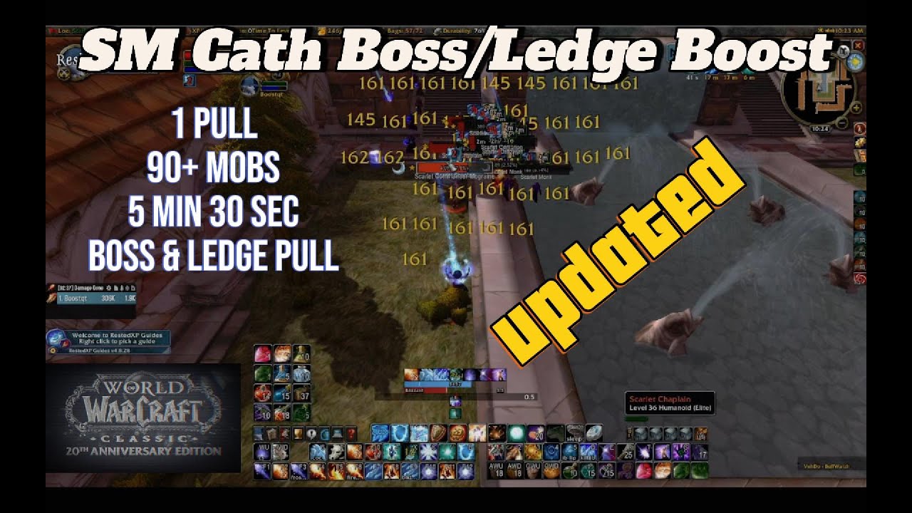 [UPDATED] 90+ Mob SM Cath LEDGE + BOSS Boost - WoW Classic Anniversary