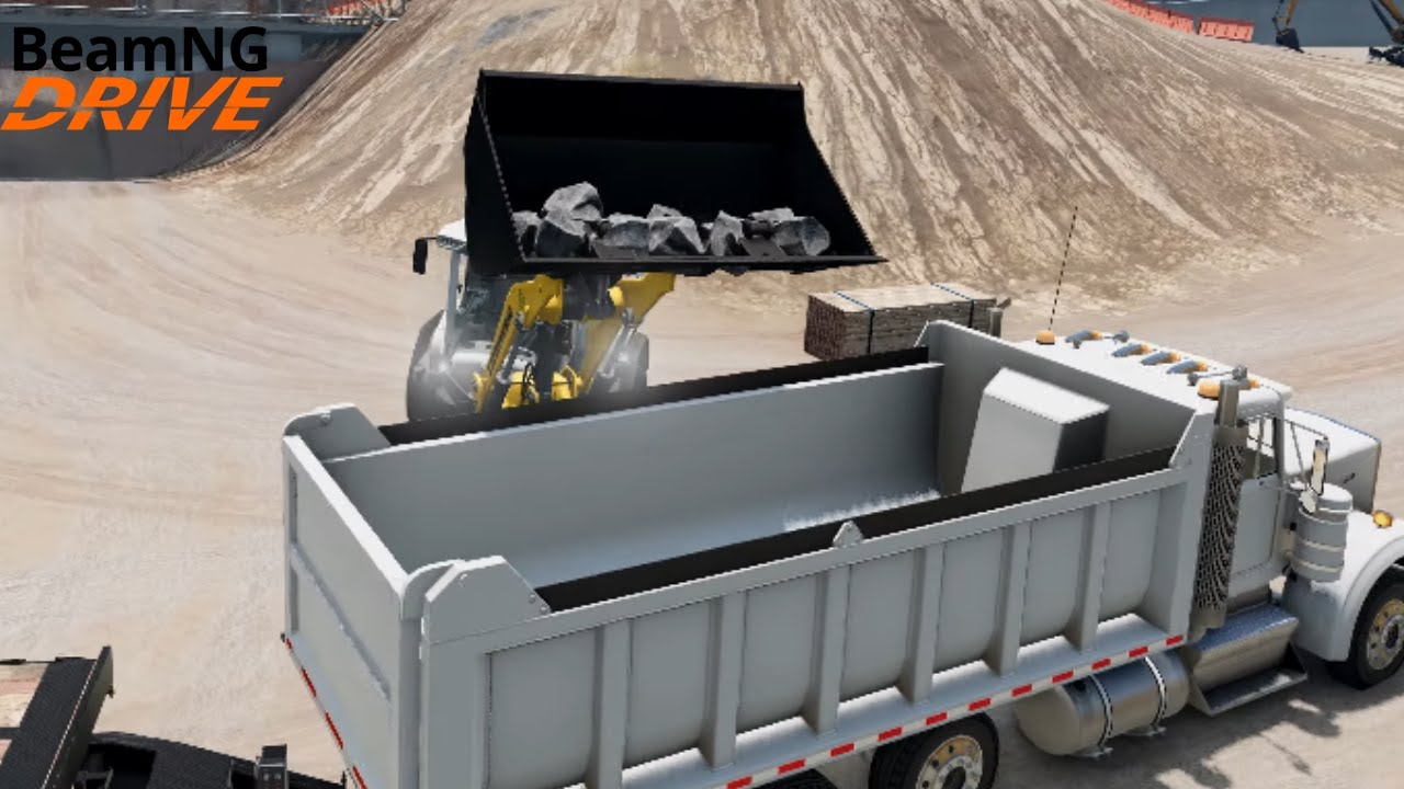 Day 2 Back In The Wheel Loader | Dump Truck Back In-service | BeamNG Drive RP #25