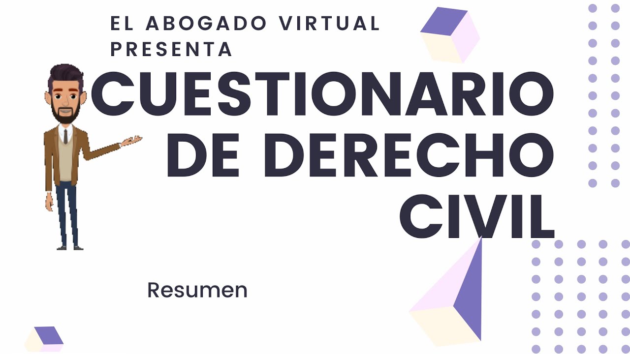 Derecho Civil Guatemala Examen Tecnico Profesional Cuestionario ANIMADO