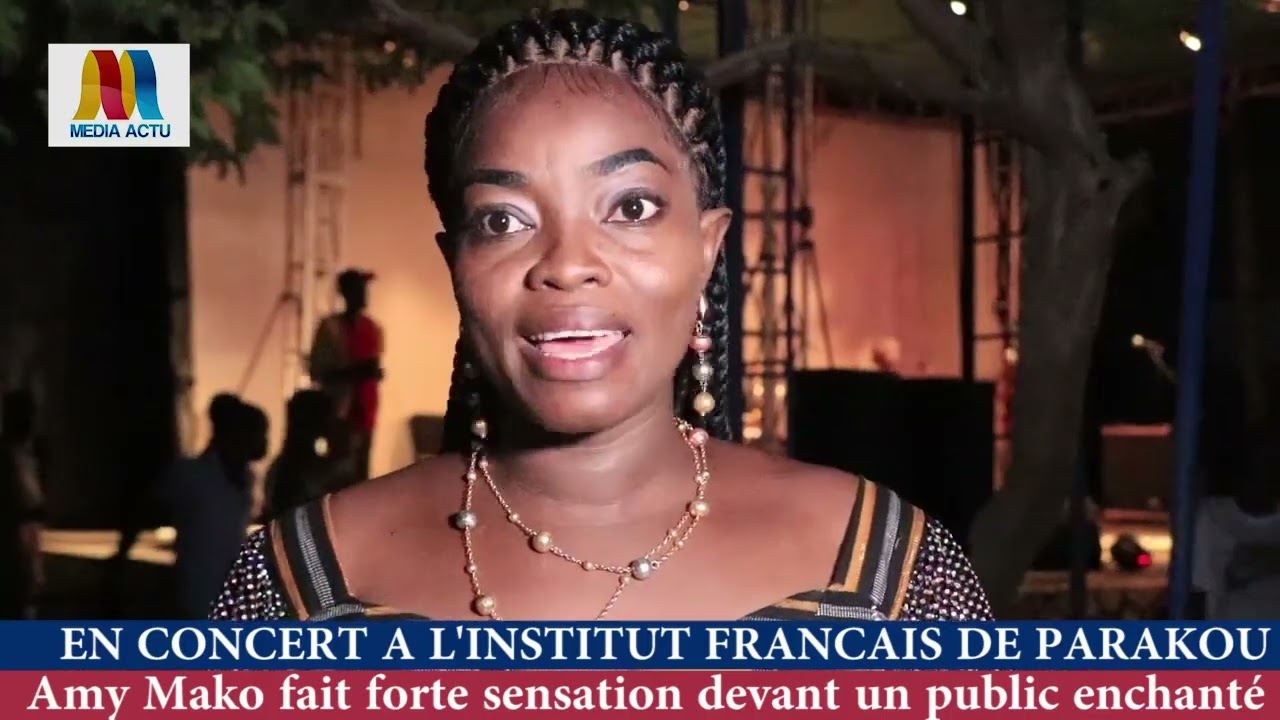 Concert Amy Mako à l'Institut français de Parakou : l'artiste fait forte sensation devant son public