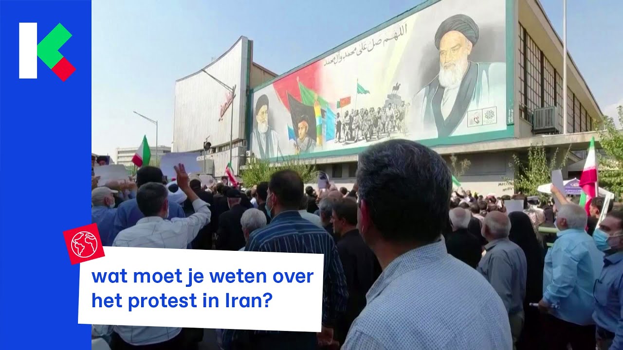 nog steeds elke dag protesten in Iran
