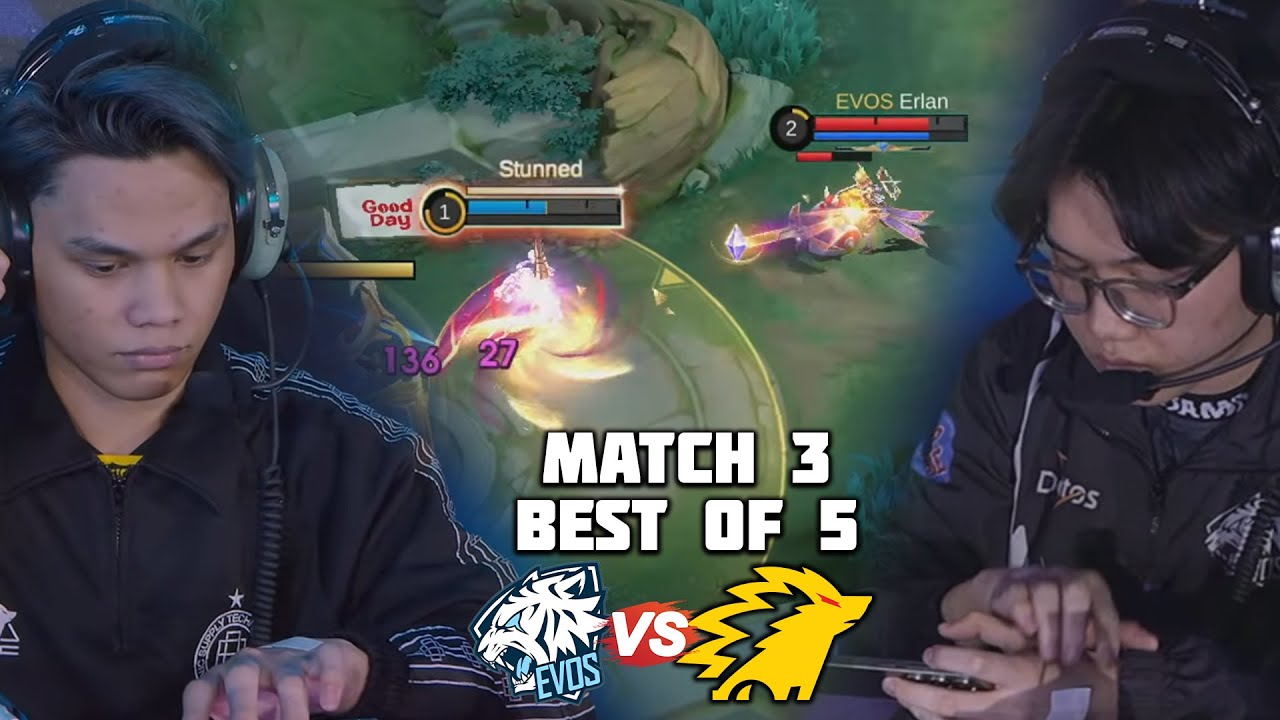 CLAUDE SKYLAR DI COUNTER SAMA NATAN ERLAN?? EVOS VS ONIC MATCH 3