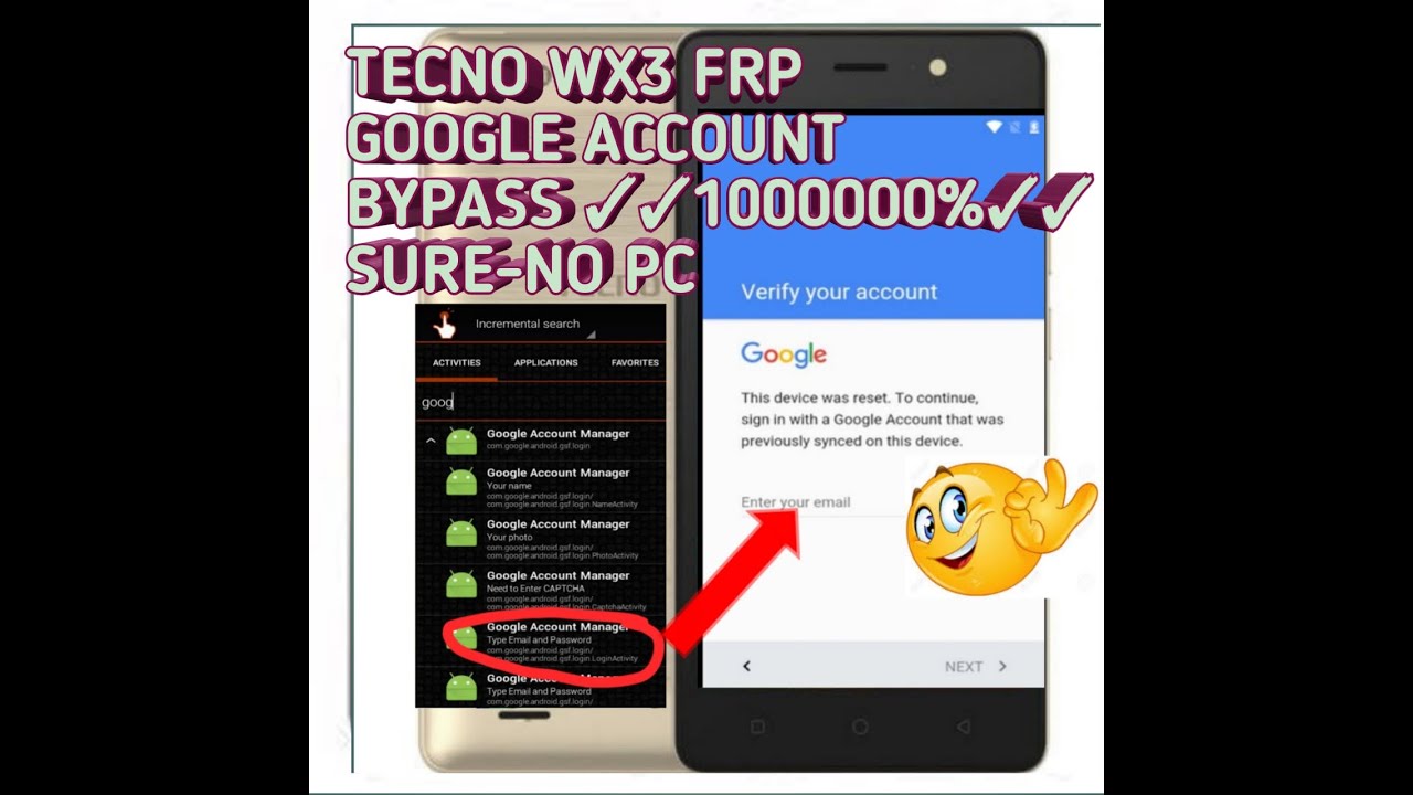 REMOVE TECNO WX3 FRP GOOGLE ACCOUNT-NO PC/APP