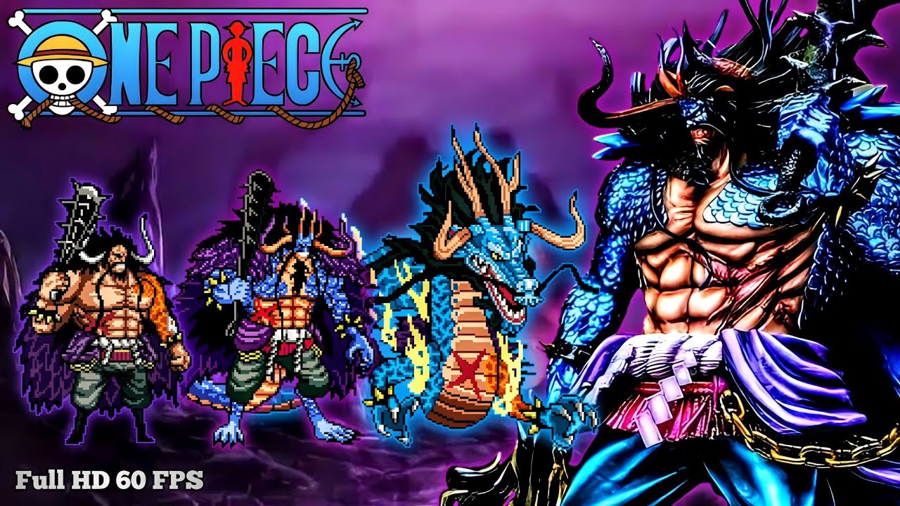 Kaido V5 (all form ) | By @Xyubo  | New Release | AI Battle | Mugen Jus | #onepiece