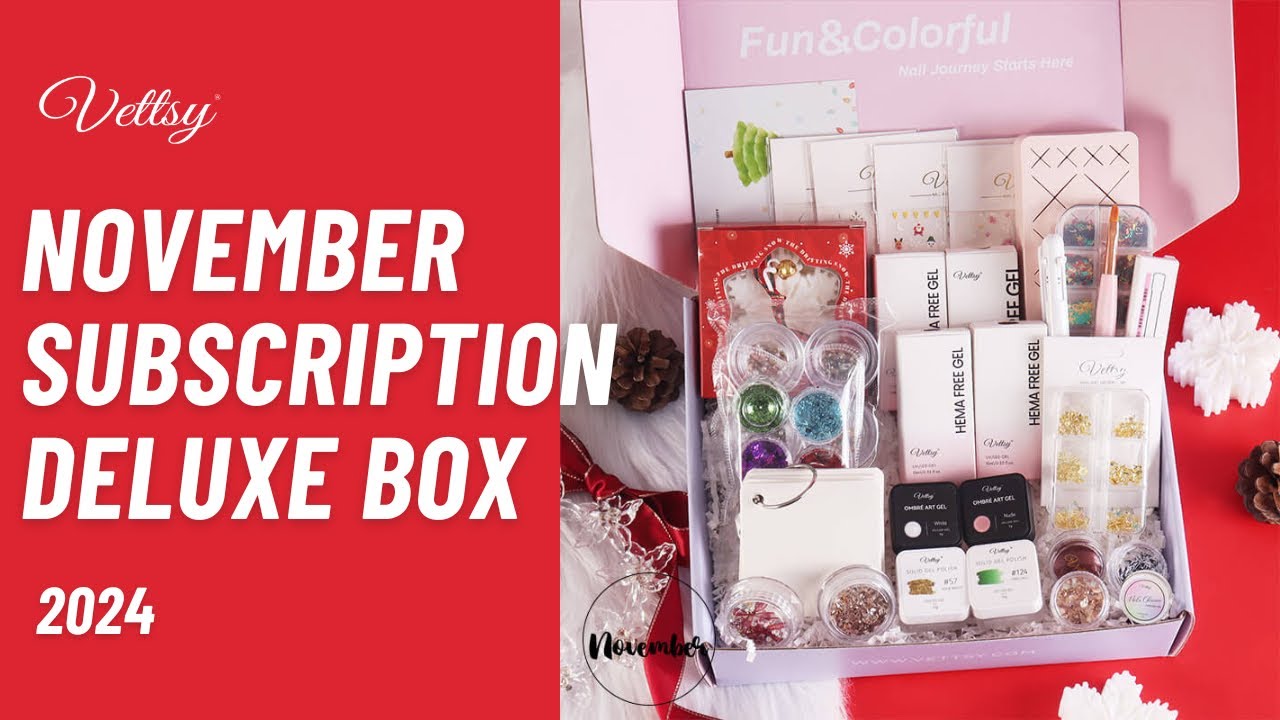 Vettsy Monthly Subscription Deluxe Box-November 2024 Unboxing & Tutorial