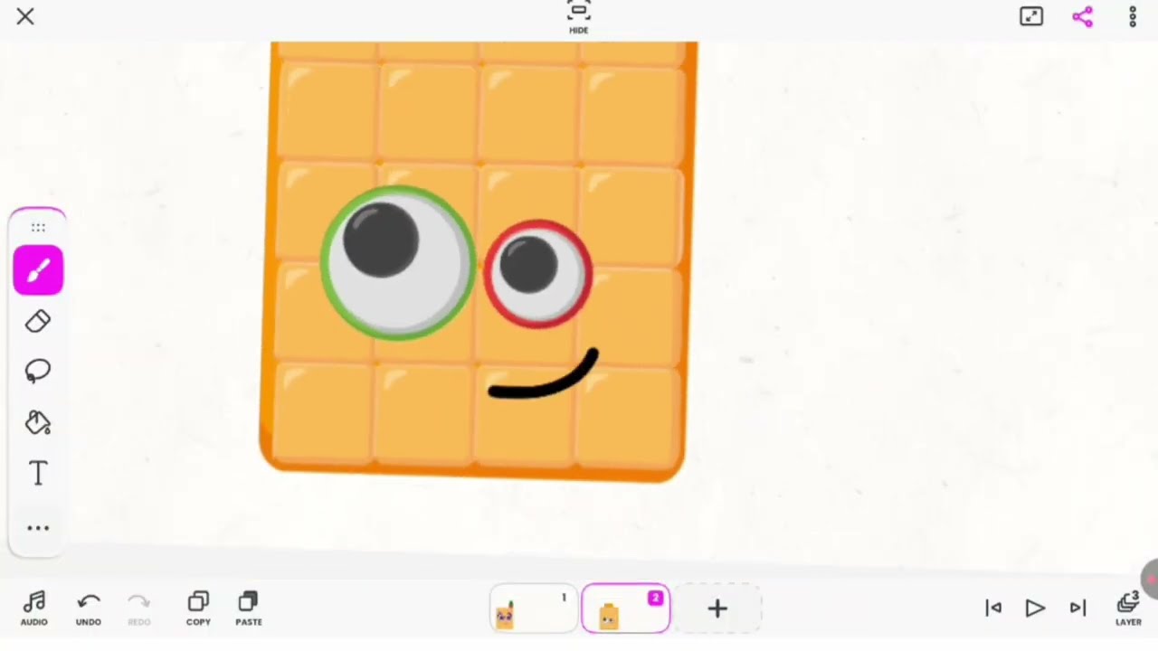 Remake Numberblock 21 to 25 Into Emojis In Flipaclip | Transformation Numberblocks Emojis