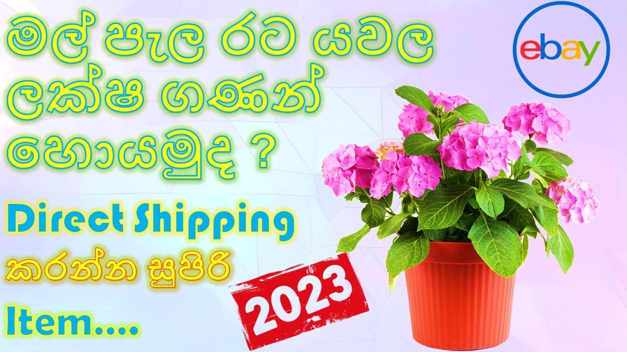 Direct Shipping Item Online Earn Money Sinhala/Ornamental Flowers/Plants නිවාස සැරසිලි මල් විකුණමුද?