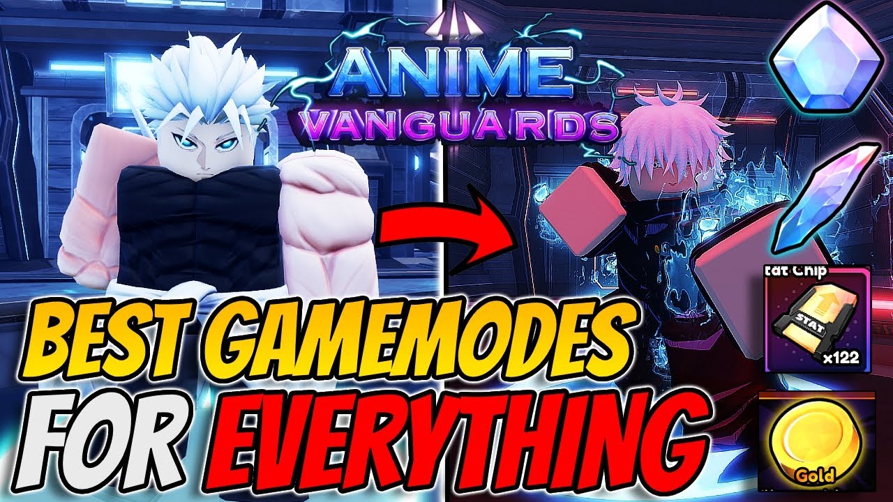 *ЛУЧШИЕ* игровые режимы для фарма в Anime Vanguards Update 5