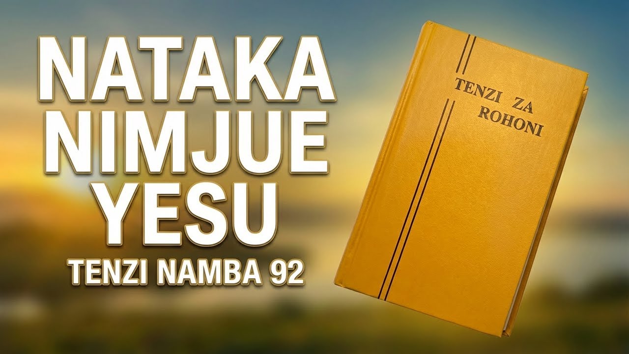 Nataka nimjue Yesu - Tenzi za Rohoni namba 92 | Nyimbo za Tenzi za Rohoni | Dinu Zeno #gospelmusic