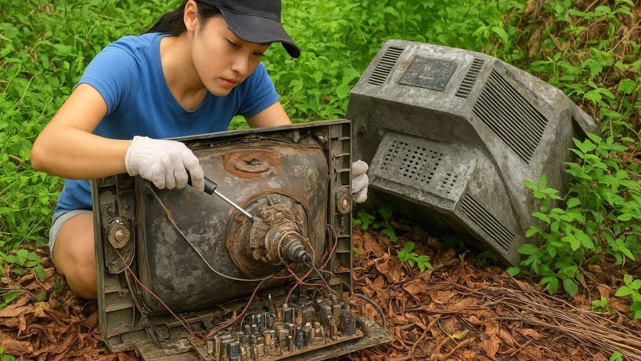 Unbelievable! Restoring an Old Broken LG Color TV Abandoned for Decades