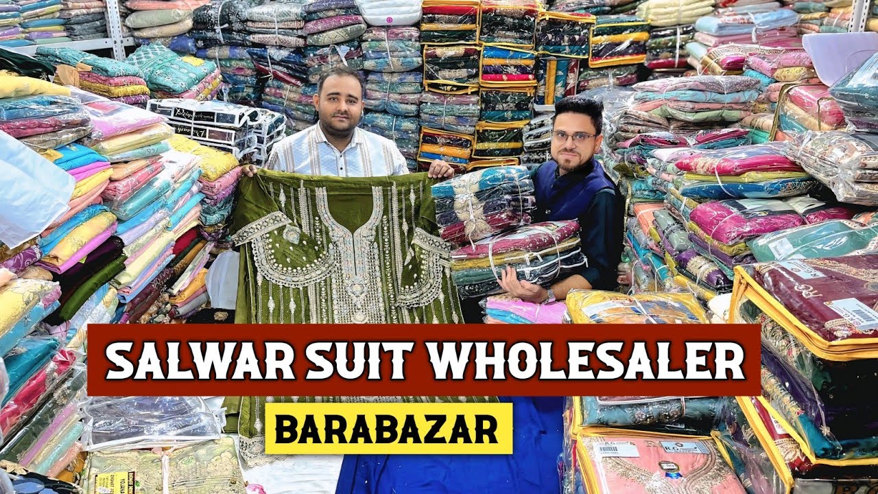 Barabazar Salwar Suit Wholesale Market / Pakistani Suit & Jaipuri Cotton Suit Wholesaler in Kolkata