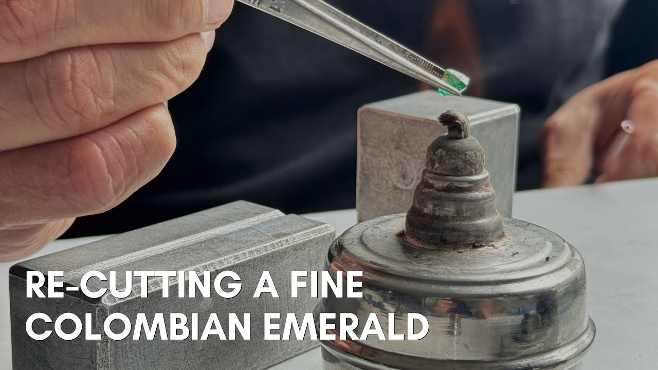 The Art of Re-Cutting a Colombian Emerald