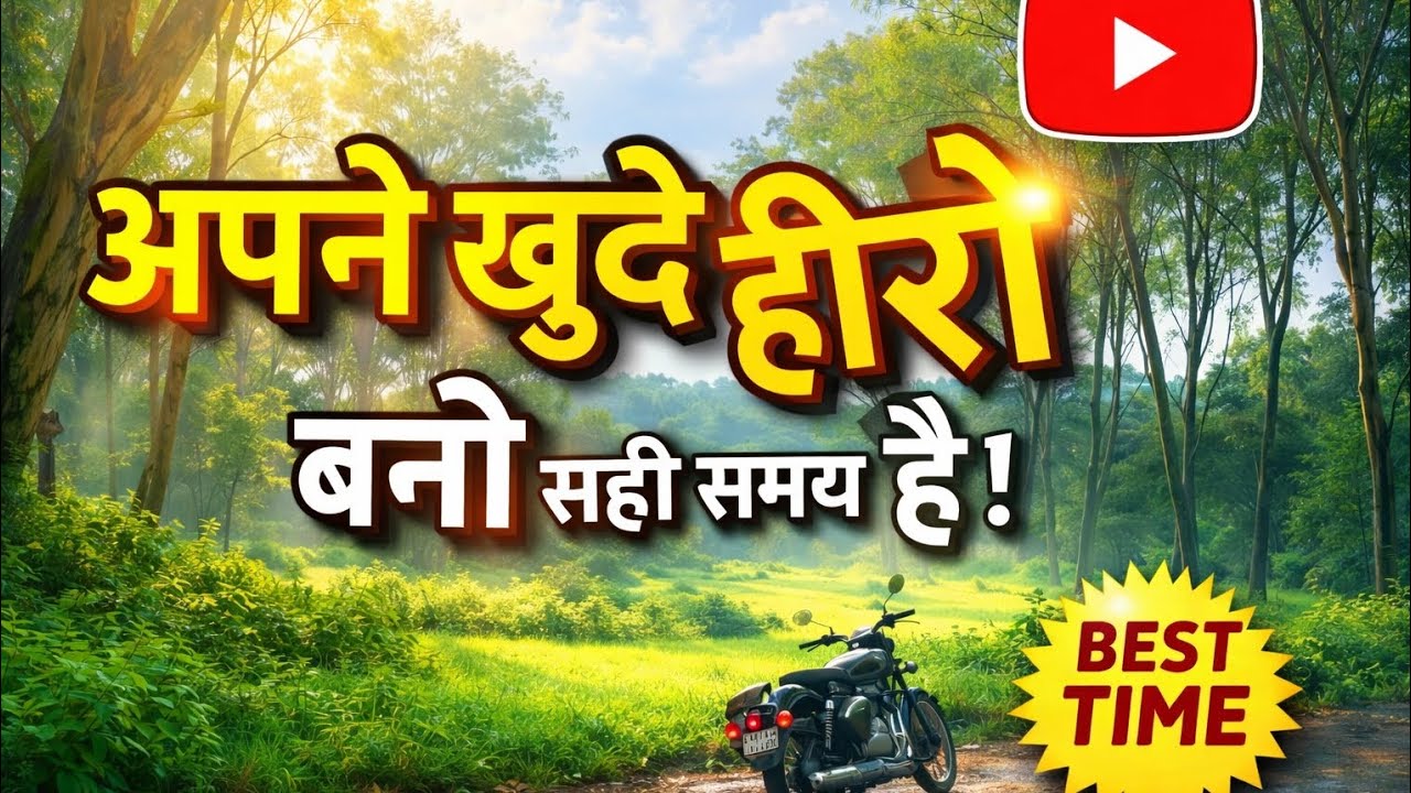 अपने भीतर के नायक से मिलें, यही सही समय है ! !