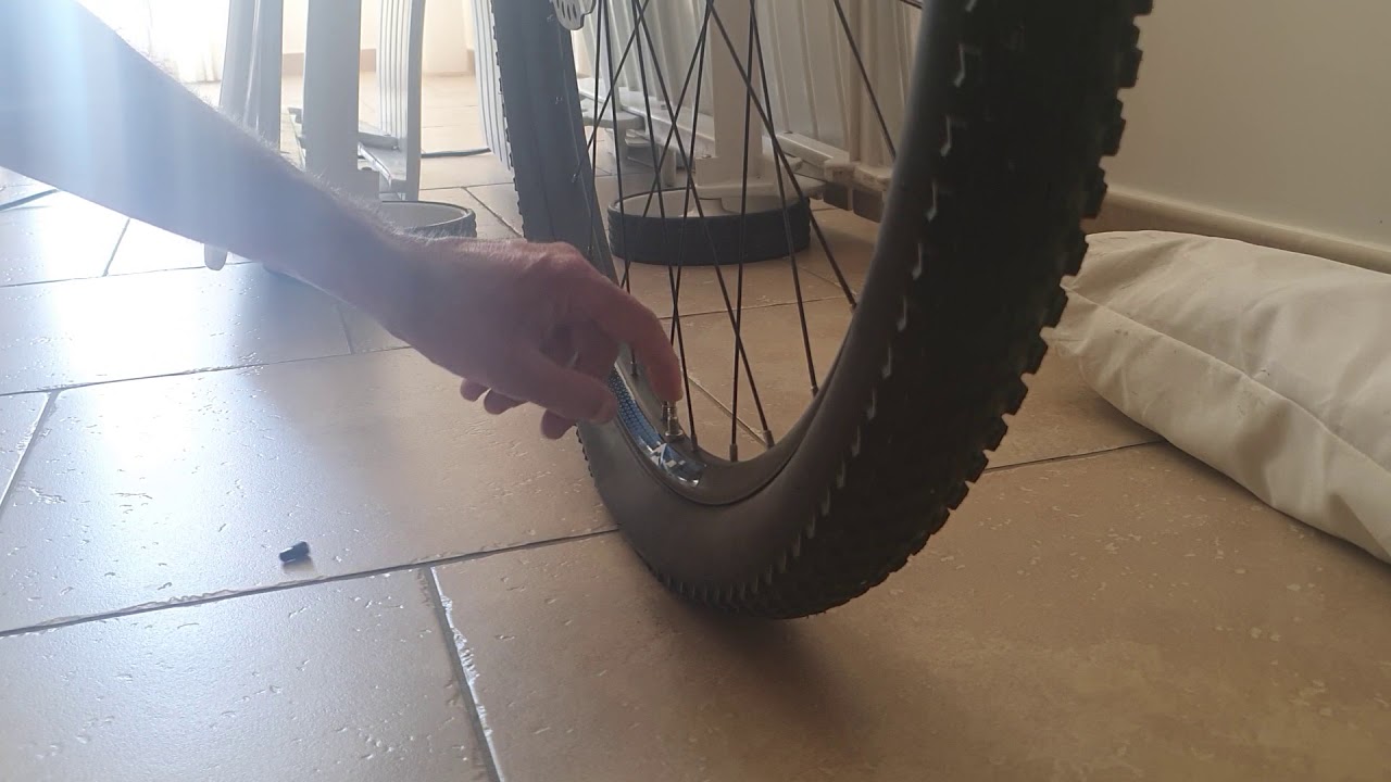 quick deflation of a 29 mtb tyre