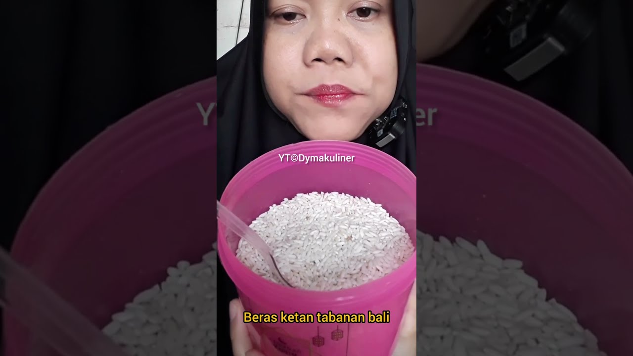 DYMA KULINER |Makan Beras Ketan Bali #asmrsounds #asmr #shorts #mukbang @Dymareal @dymaaaaa