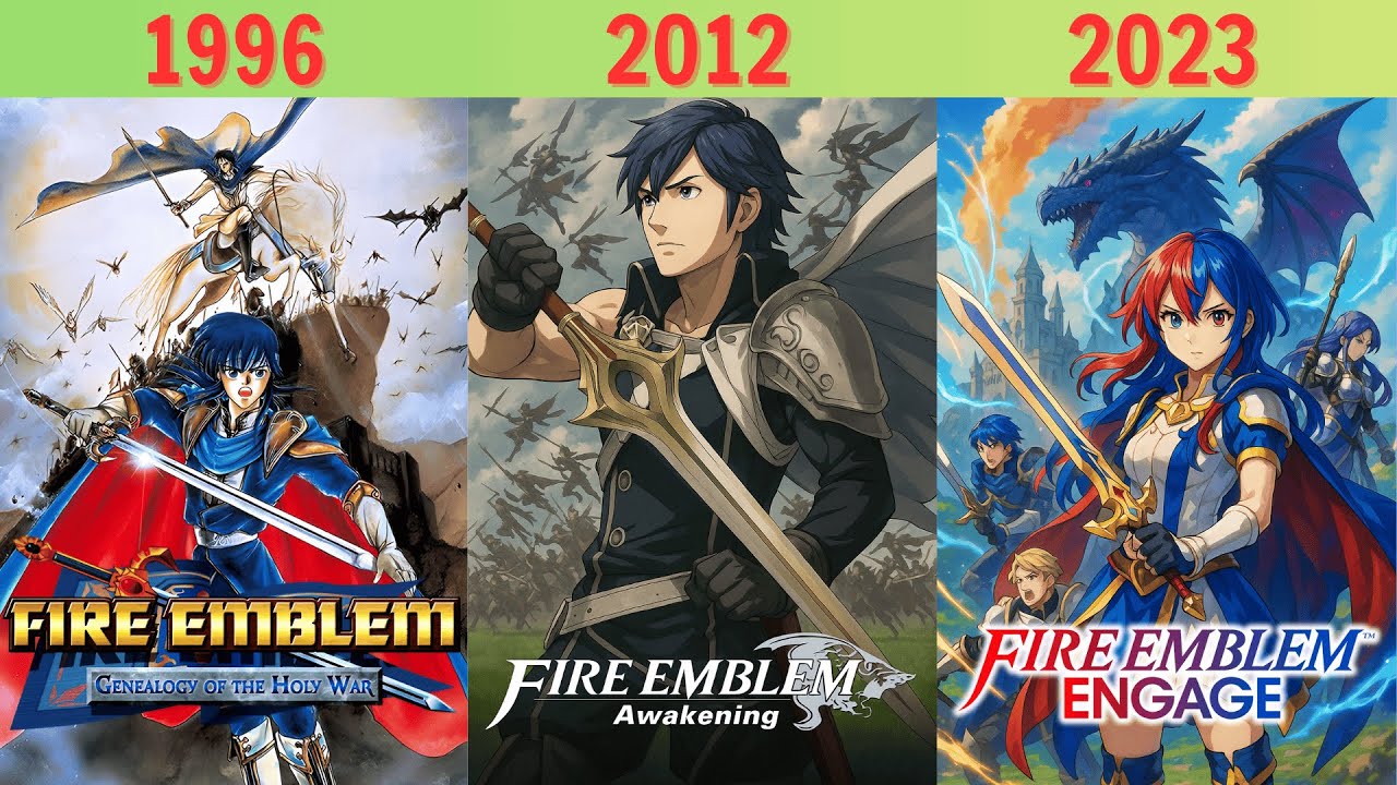 Evolution of Fire Emblem Games (1990–2025) | Full History of Fire Emblem Series