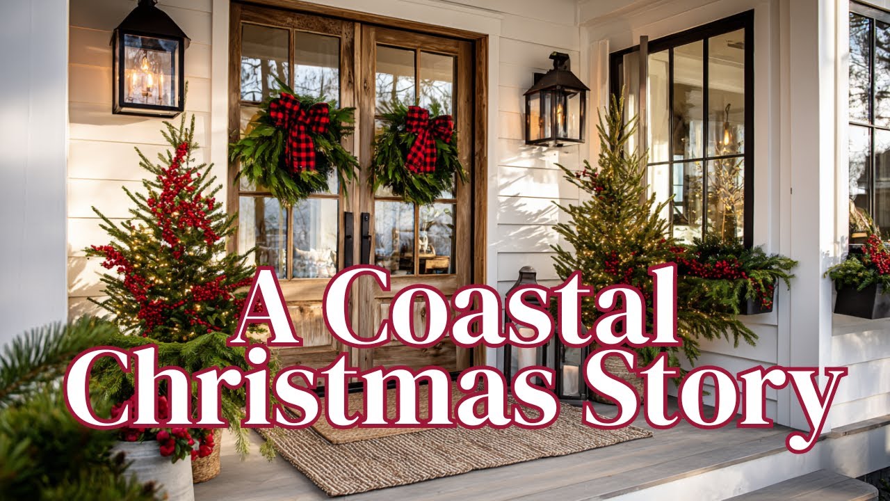 Create a Calm & Cozy Coastal Christmas - A Holiday Home Tour