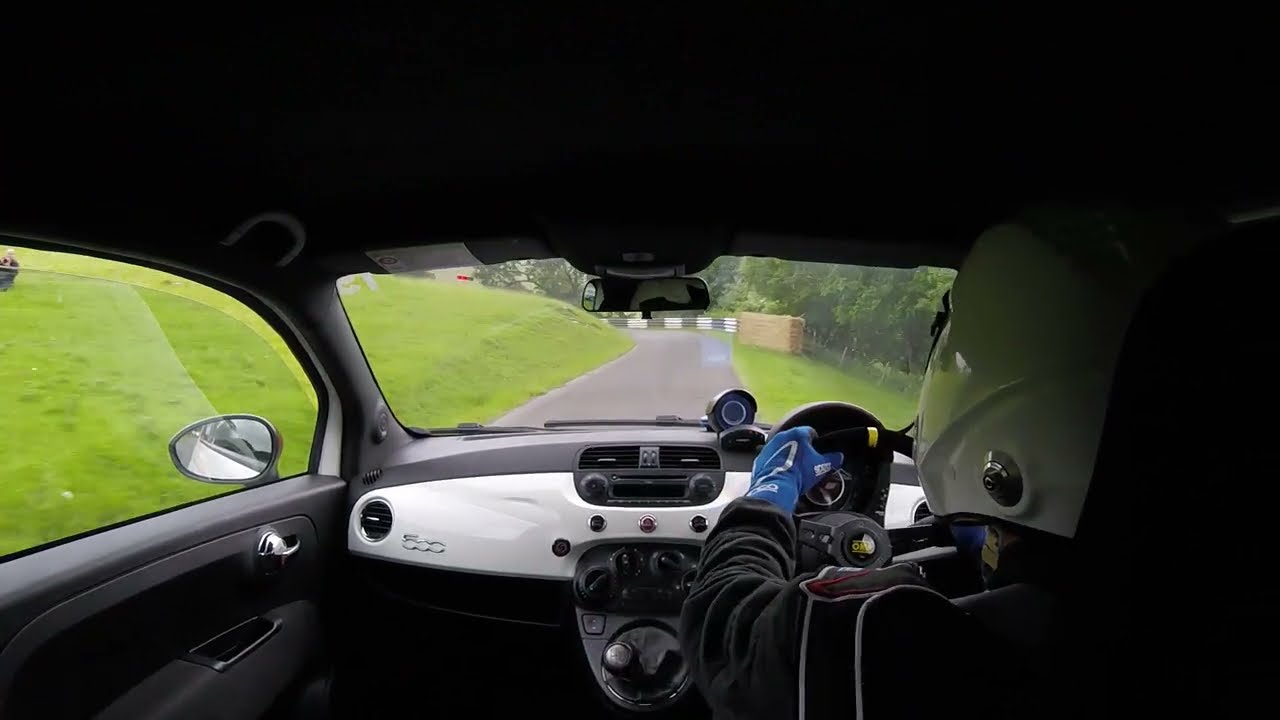 Barbon Hillclimb 11-06-22: Abarth 500 Timed Run 2