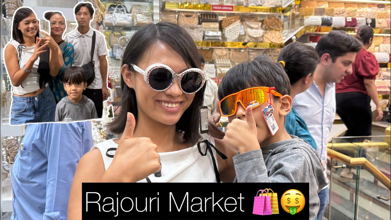 Shopping at Rajouri Market  Delhi📍🛍️🛒🏬