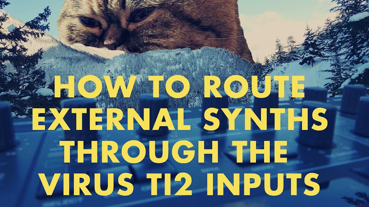 How To Route External Synths Through the Virus TI2 Inputs