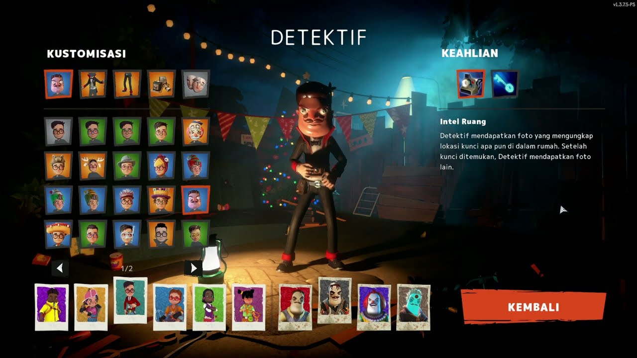 Secret Neighbor Detective Mask Skin🎭