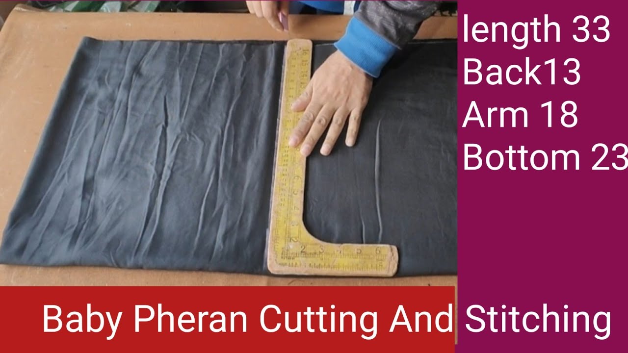 7 Year Baby Pheran Ki Cutting //  Pheran Cutting Malik Tailor
