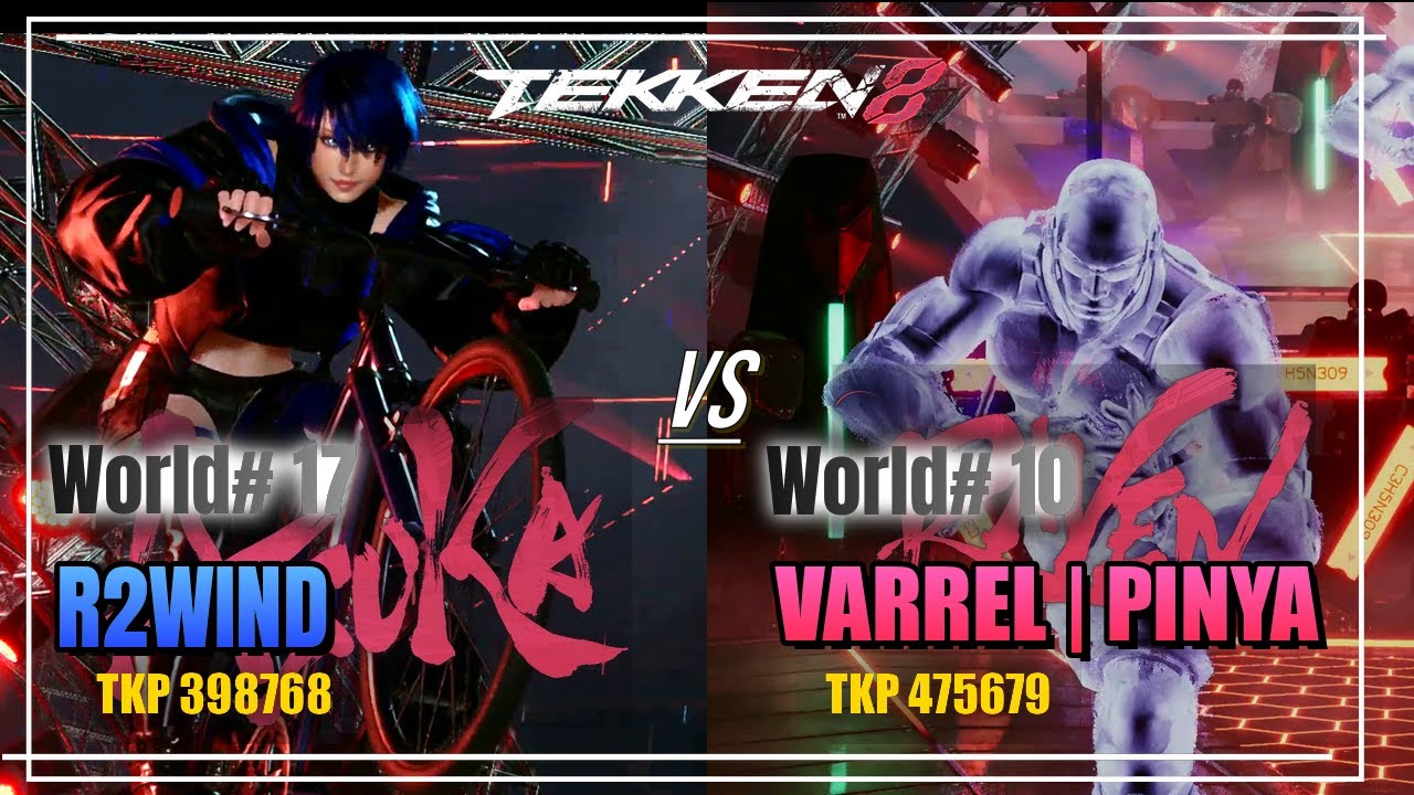 TEKKEN8 World#17 ASUKA(R2WIND) vs World#10 RAVEN(VARREL | PINYA) RANKER MATCH