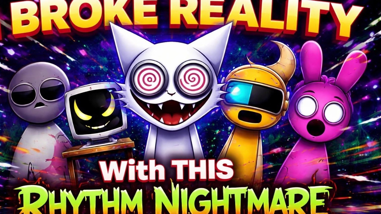 I BROKE REALITY With THIS Rhythm Nightmare Sprunki: Lights Out #sprunki #sprunkiincredibox #games