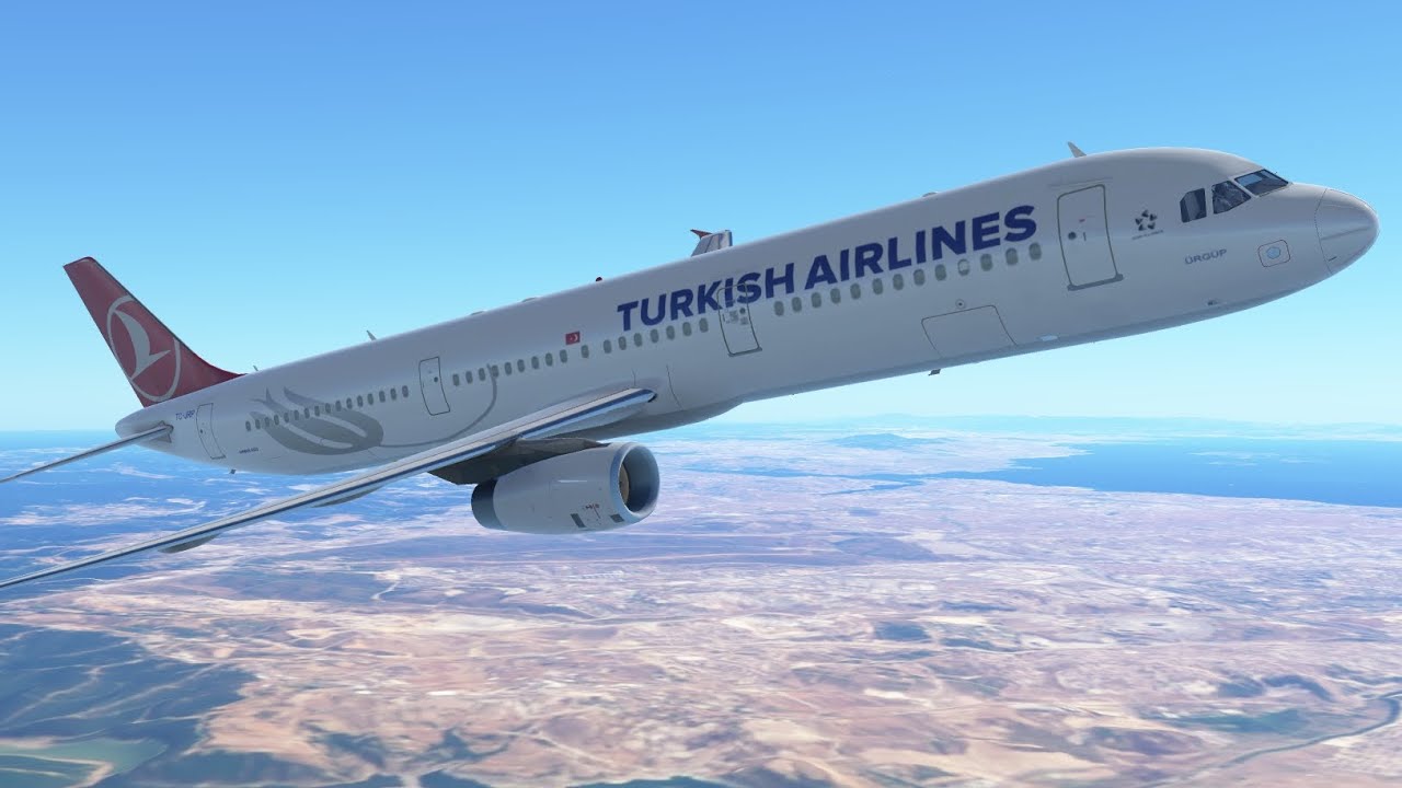 Turkish Airlines (THY661) Airbus A321 Istanbul-Tunis