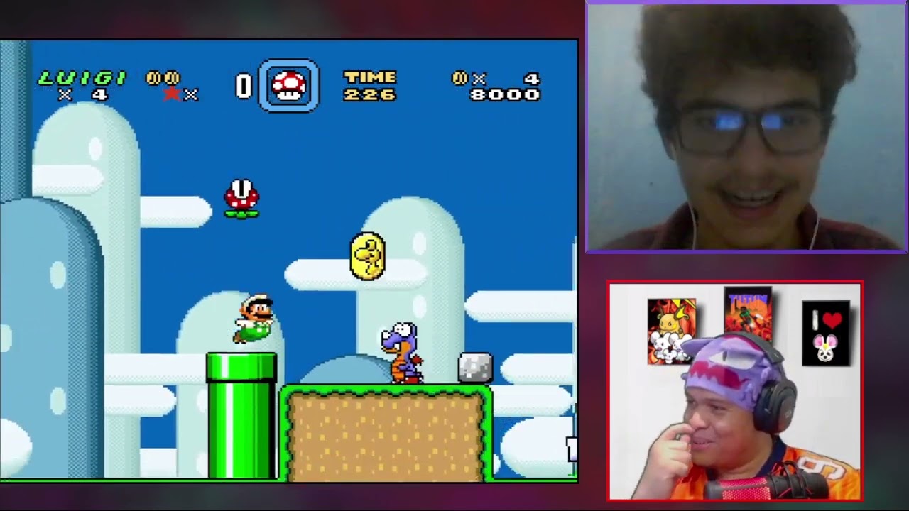 Jogando Mario World 96 saídas Co-Opper!! 21/12/22
