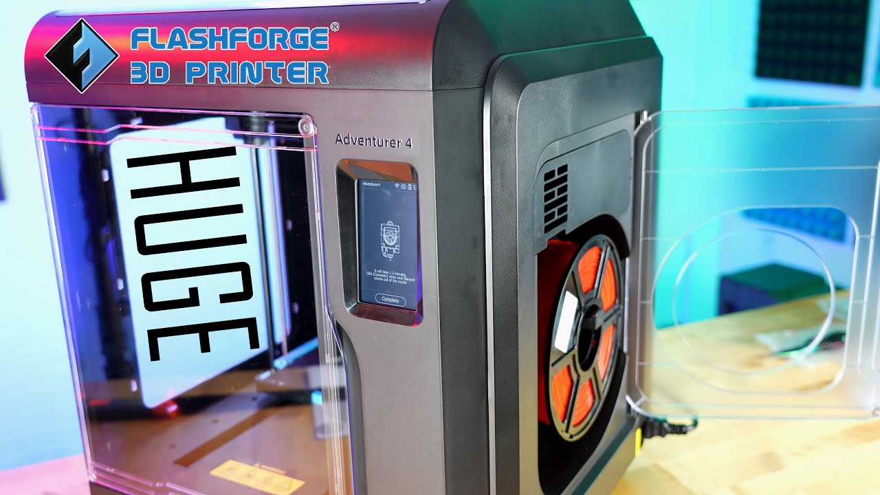 Flashforge Adventurer 4 3D Printer - ITS HUGE!