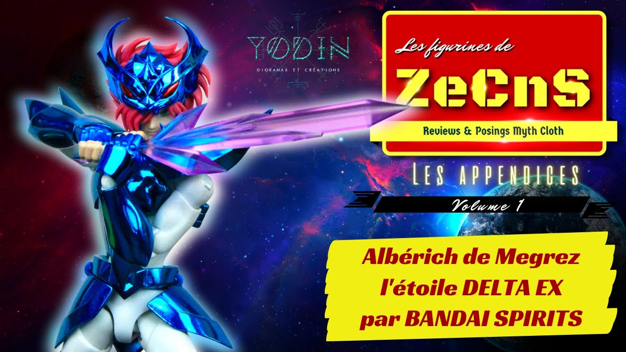 Saint Seiya Myth Cloth - Les Figurines de ZeCnS Appendices Vol 1- Alberich de Megrez DELTA EX Review